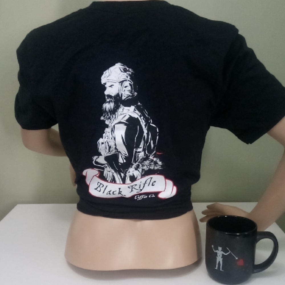 Black Rifle Coffee Company Blackbeard Flag Tee & Mug Set Small